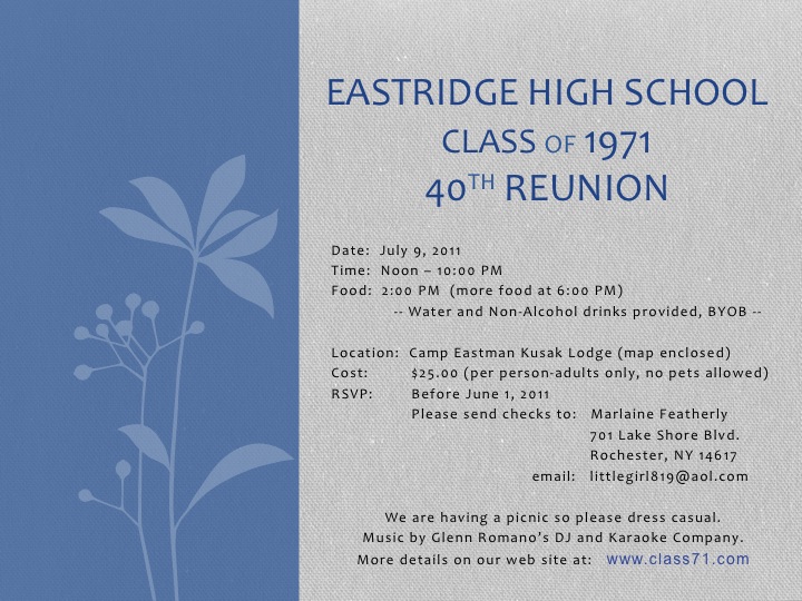 40th Invitation